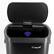 Left. Elama - Elama 13 Gallon Automatic Sensor Hands Free Trash Can in Black - Black.