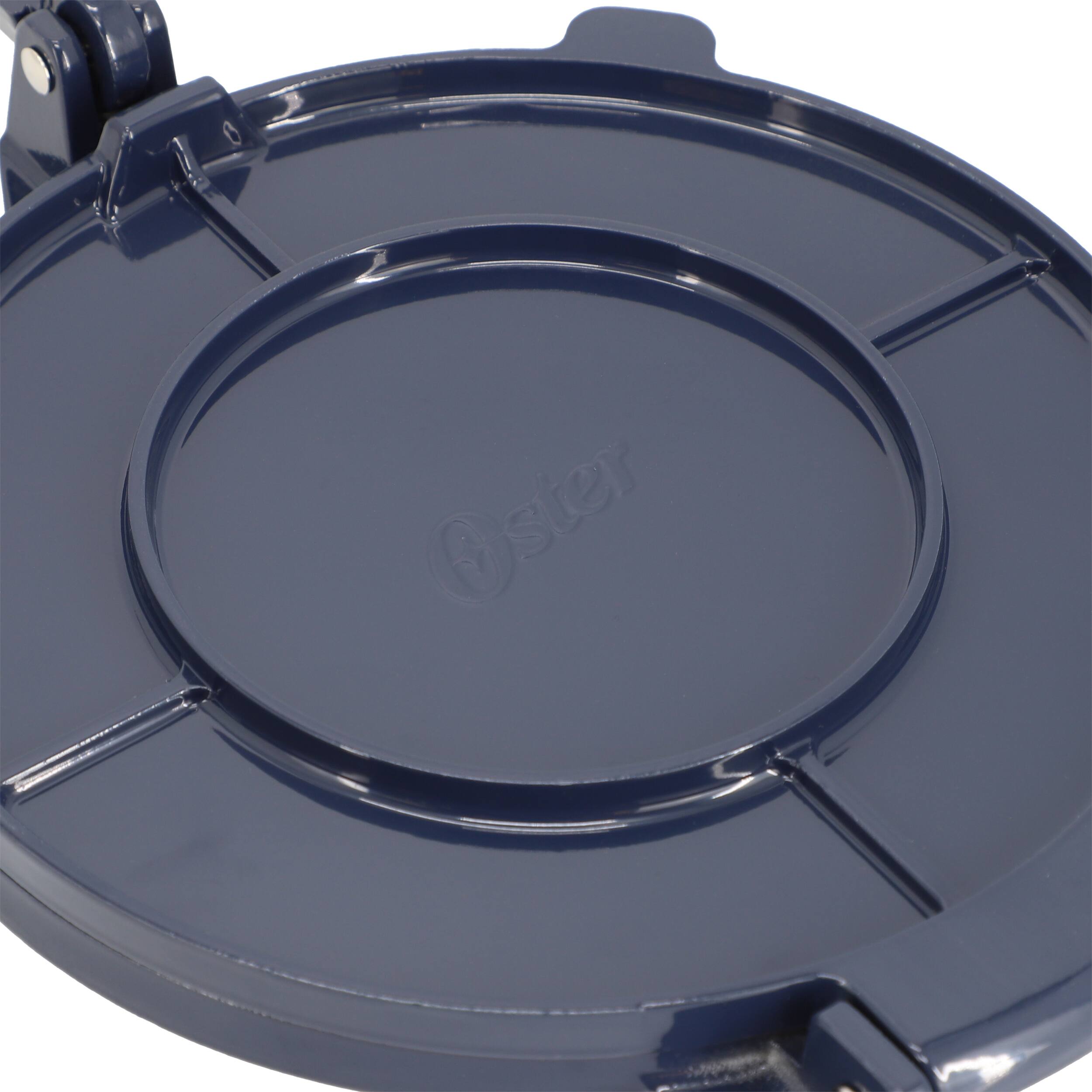 Alt View 3. Oster - Oster Ravello 8 Inch Cast Aluminum Round Tortilla Press in Blue - Blue.