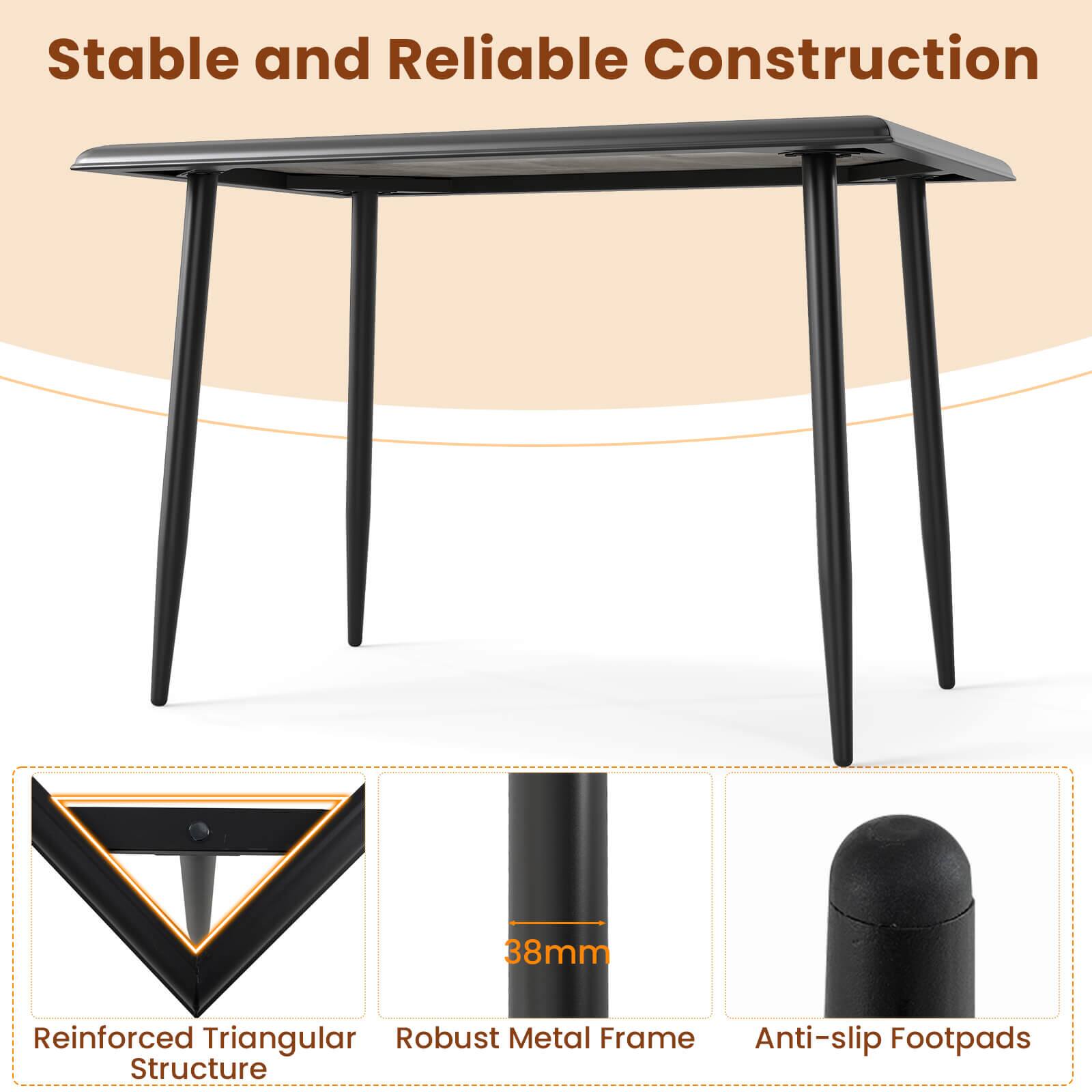 Stable and Reliable Construction

Reinforced Triangular Structure

Robust Metal Frame

Anti-slip Footpads

38mm