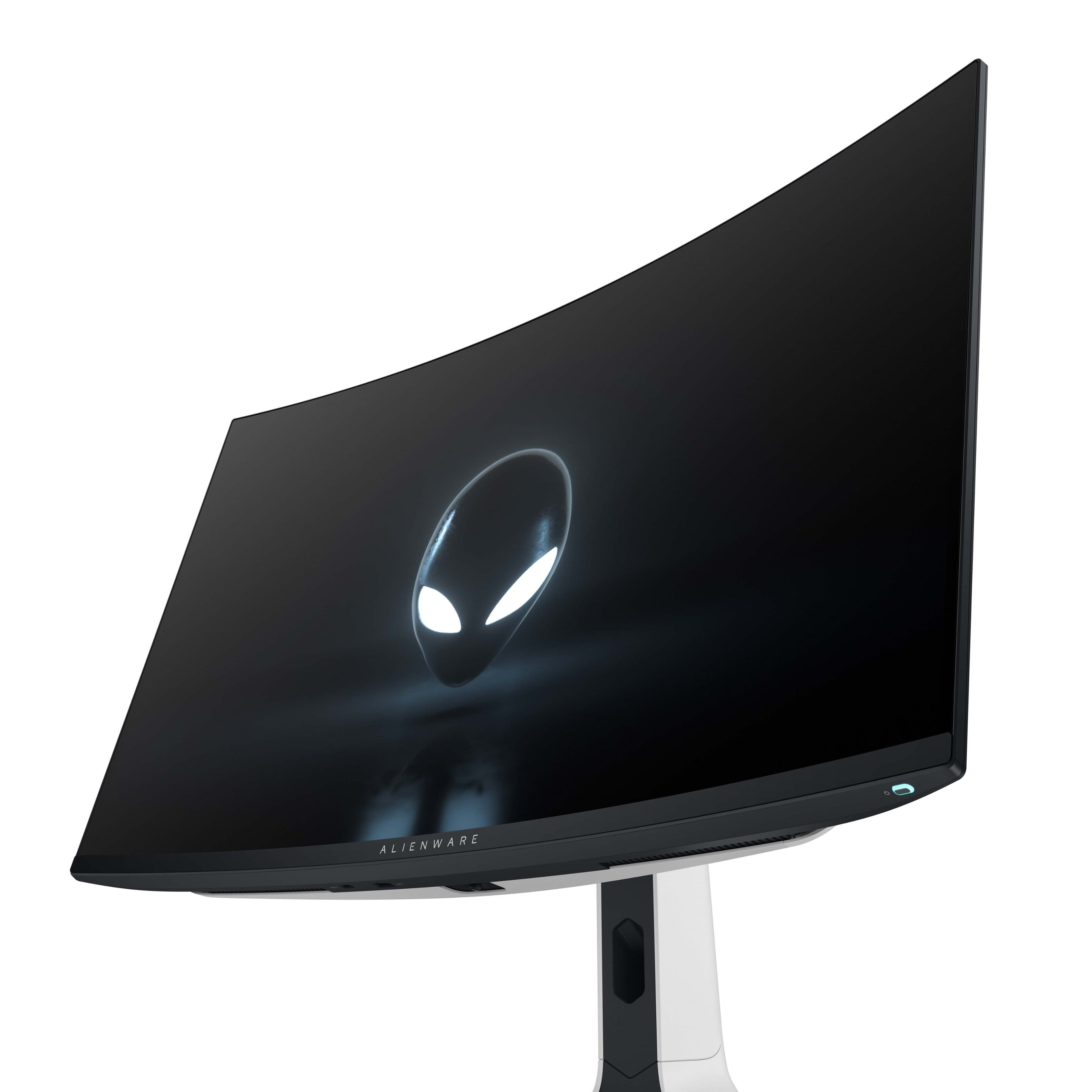 Alt View 32. Alienware - AW3225QF 31.6" QD-OLED Curved 4K UHD 240Hz .03-ms G-SYNC Gaming Monitor with HDR (HDMI, USB-C) - Lunar Light.