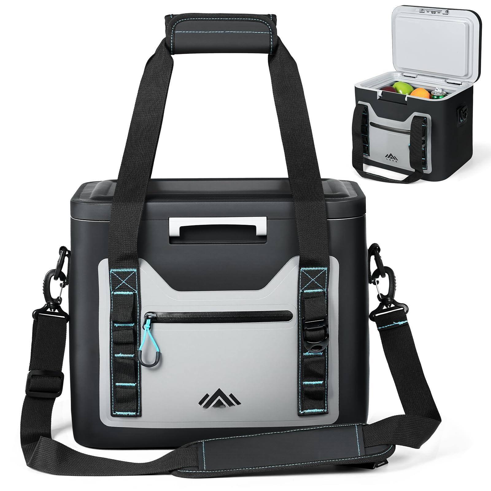 Front. Live At Space - Soft Cooler Bag 20 Can  Leakproof Insulated Backpack Portable Ice Chest Box For Beach Beverage Travel Camping Picnic - Default.