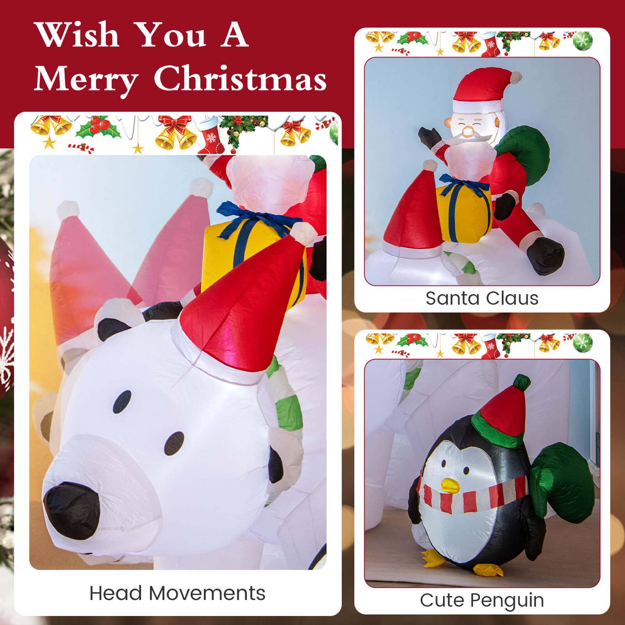 Wish You A Merry Christmas

Santa Claus
Head Movements

Cute Penguin