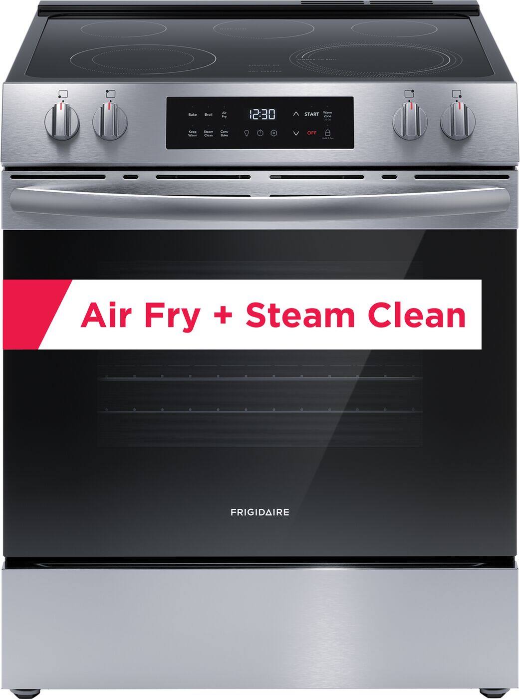 Bao Bad fy 12:30 START I - Ga OFF Air Fry + Steam Clean FRIGIDAIRE