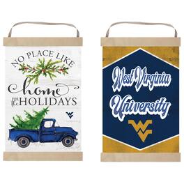 Jardine - West Virginia Mountaineers 12" x 20" Reversible Banner Sign - White