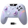 EasySMX - X20 Wireless Gaming Controller, RGB Backlit, Hall Effect Sticks, 1000Hz, 6-Axis Gyro for PC/Switch/Steam/Android - White