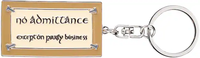 no admittance
except on party business