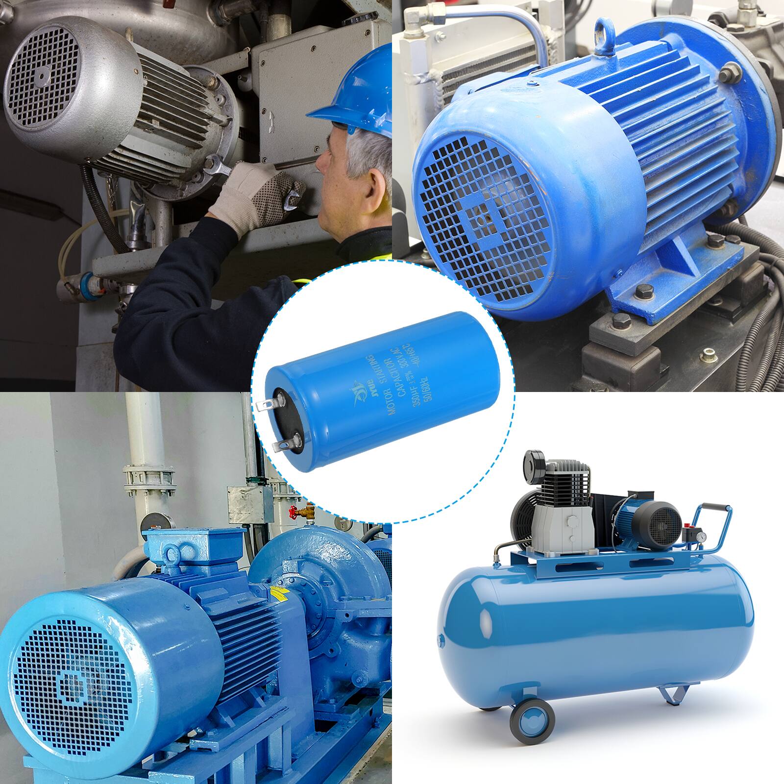 300 LAC AC 1 STARTING MOTOR JYUE CAPACITOR EST10GC ZHOS/OS MOTOR