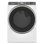 Whirlpool - 7.4 Cu. Ft. Smart Gas Dryer with Steam and Wrinkle Shield Option - White