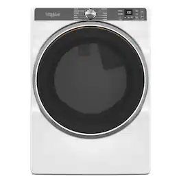 Whirlpool - 7.4 Cu. Ft. Smart Gas Dryer with Steam and Wrinkle Shield Option - White