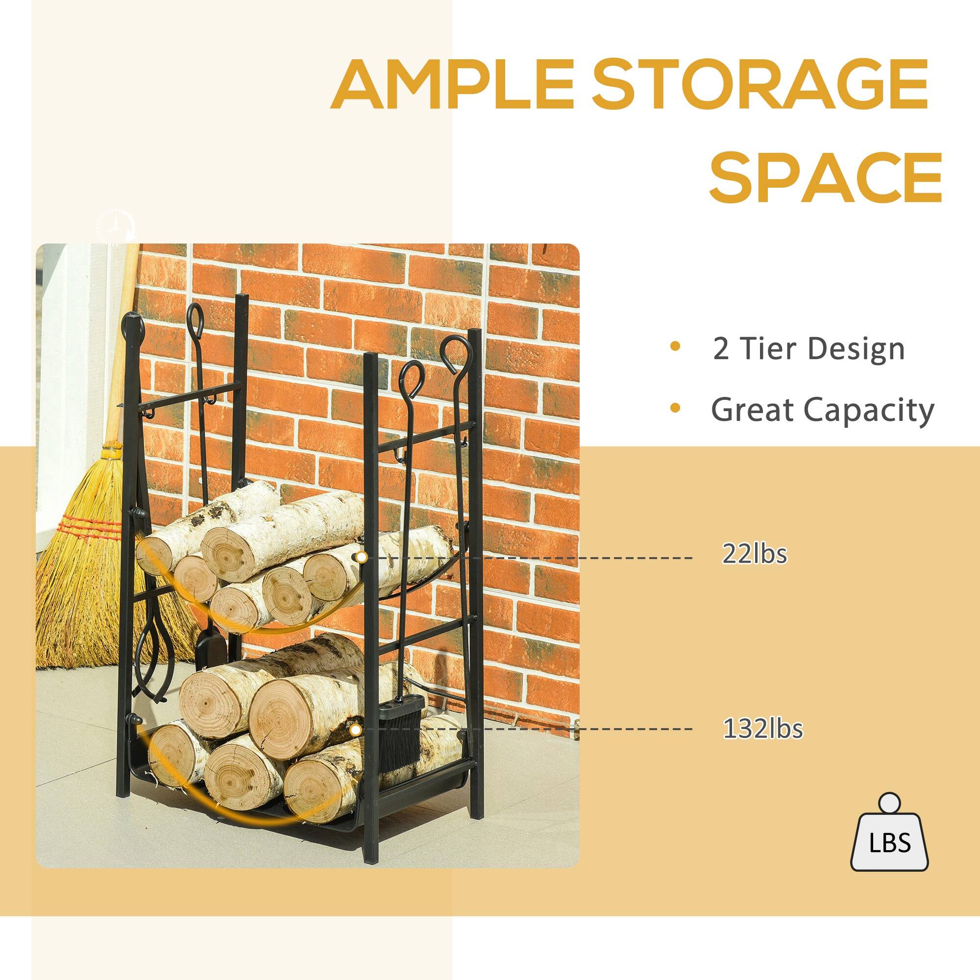 AMPLE STORAGE SPACE

- 2 Tier Design
- Great Capacity

22lbs

132lbs

LBS