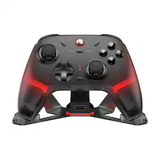 Front. GameSir - Cyclone 2 Wireless Gaming Controller for Switch, PC, iOS, Andriod, and Steam - Shadow Black.
