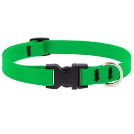 LupinePet - Splash BioThane Dog Adjustable Collar Medium - Neon Green
