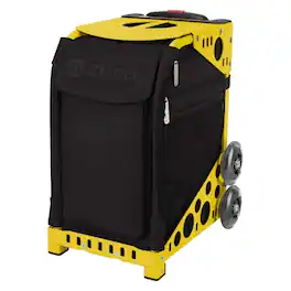 Zuca - Stealth Insert Bag and Yellow Frame with Flashing Wheels - Two-Tone