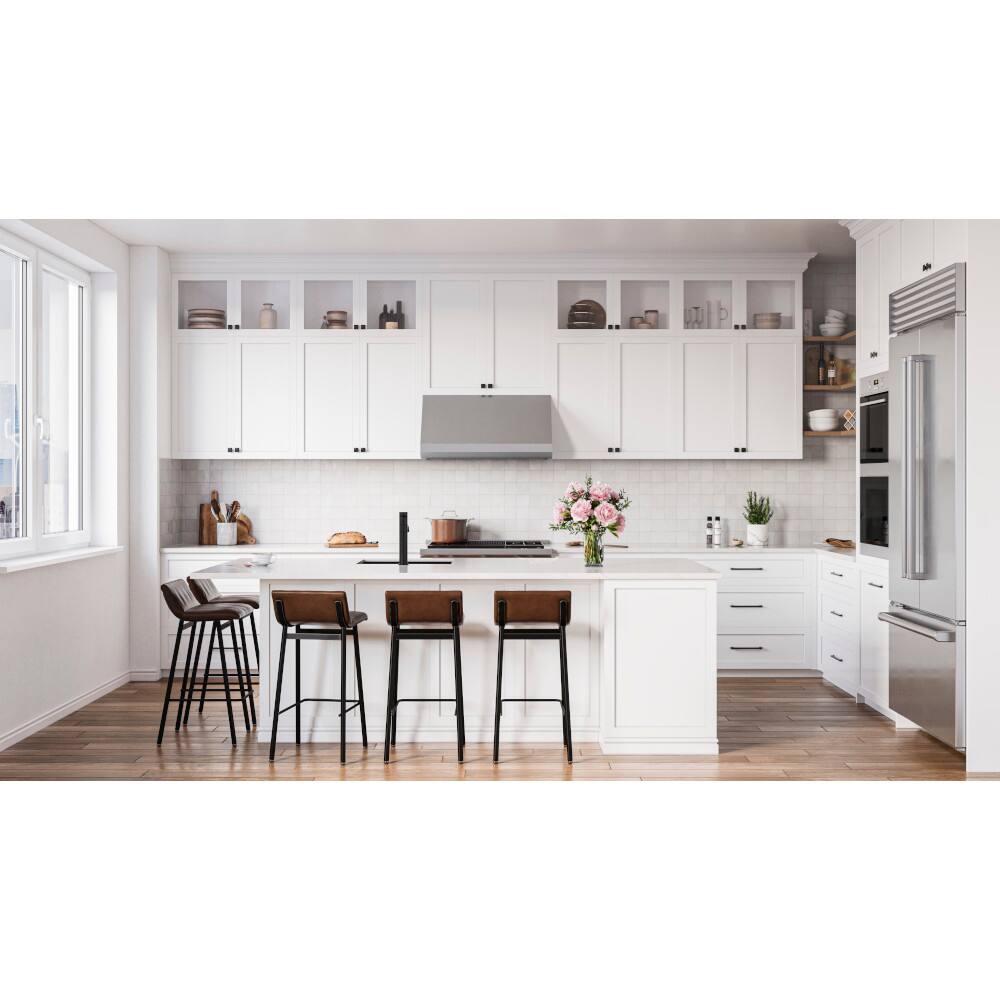 Alt View 6. Broan - Broan 650 Max Blower 30-Inch Stainless Steel Canopy Range Hood - Stainless Steel.