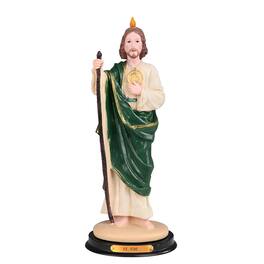 FC Design - 12"H Saint Jude Holy Figurine Statue Office Desk Tabletop Home Decor Gift - Multi-Color