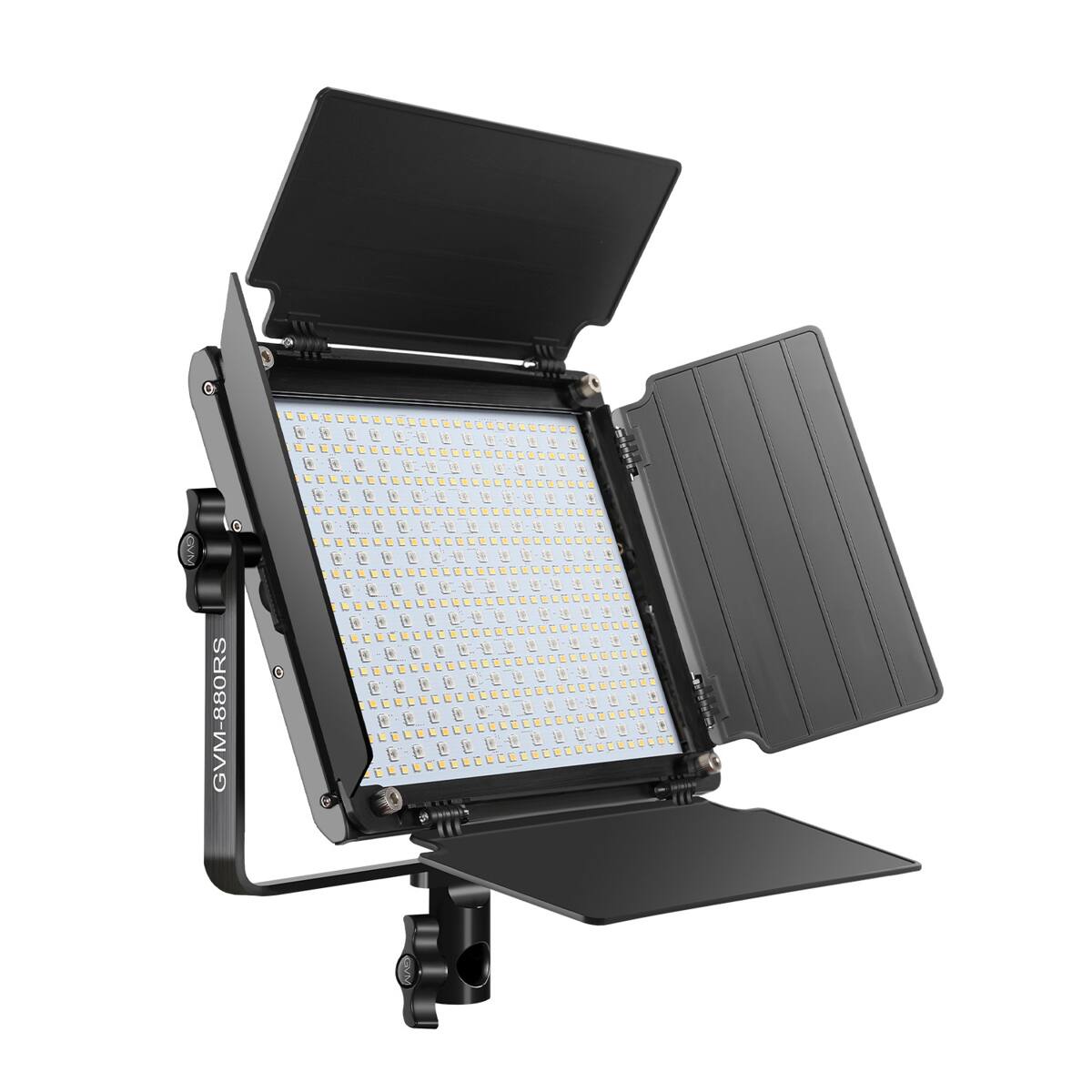 Alt View 4. GVM - GVM 680RS 50W Bi-Color RGB Studio Soft LED Panel 2-Light Kit.
