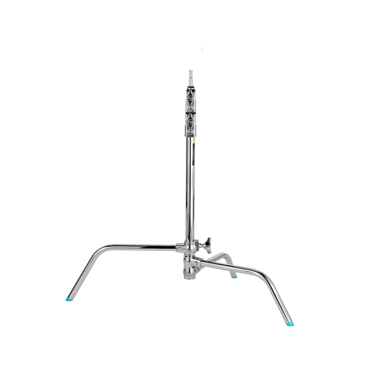 Alt View 9. Flashpoint - Flashpoint 20" Sliding C-Stand Kit w/2.5" Grip Head  20" Grip Arm, Chrome.