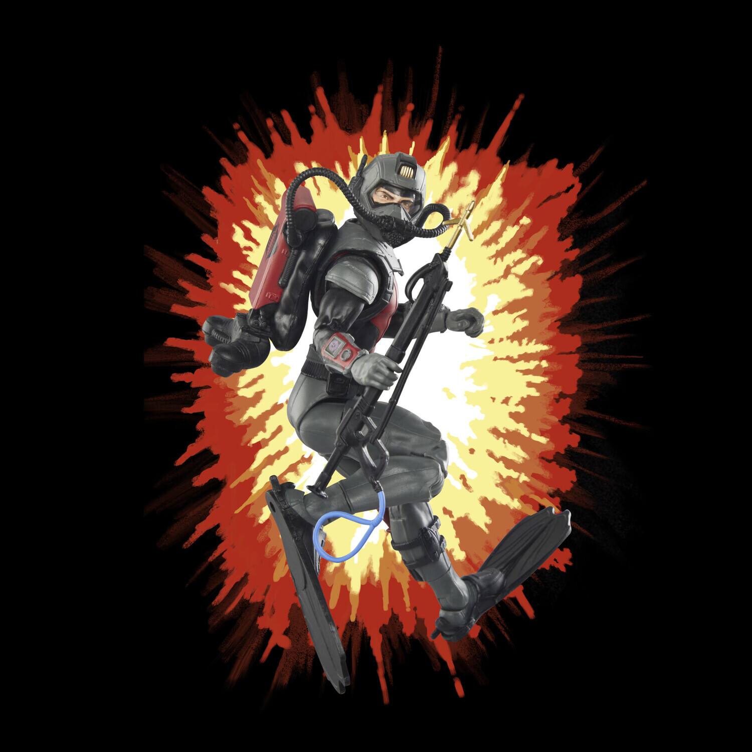 Alt View 3. G.I. Joe - G.I. Joe Classified Series Retro Cardback Cobra EEL, Collectible 6-Inch Action - Multicolor.