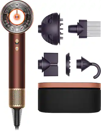 Front. Dyson - Limited Edition Supersonic Nural Hair Dryer - Plum / Copper.