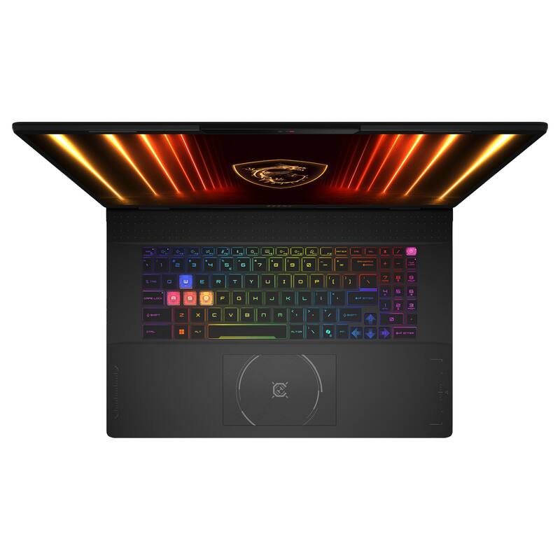 Alt View 3. MSI - MSI Crosshair 18" 240Hz Gaming,Intel Ultra 9 275HX,RTX 5070,32GB RAM,2TB SSD,Backlit Keyboard,Win 11,Black - Black.