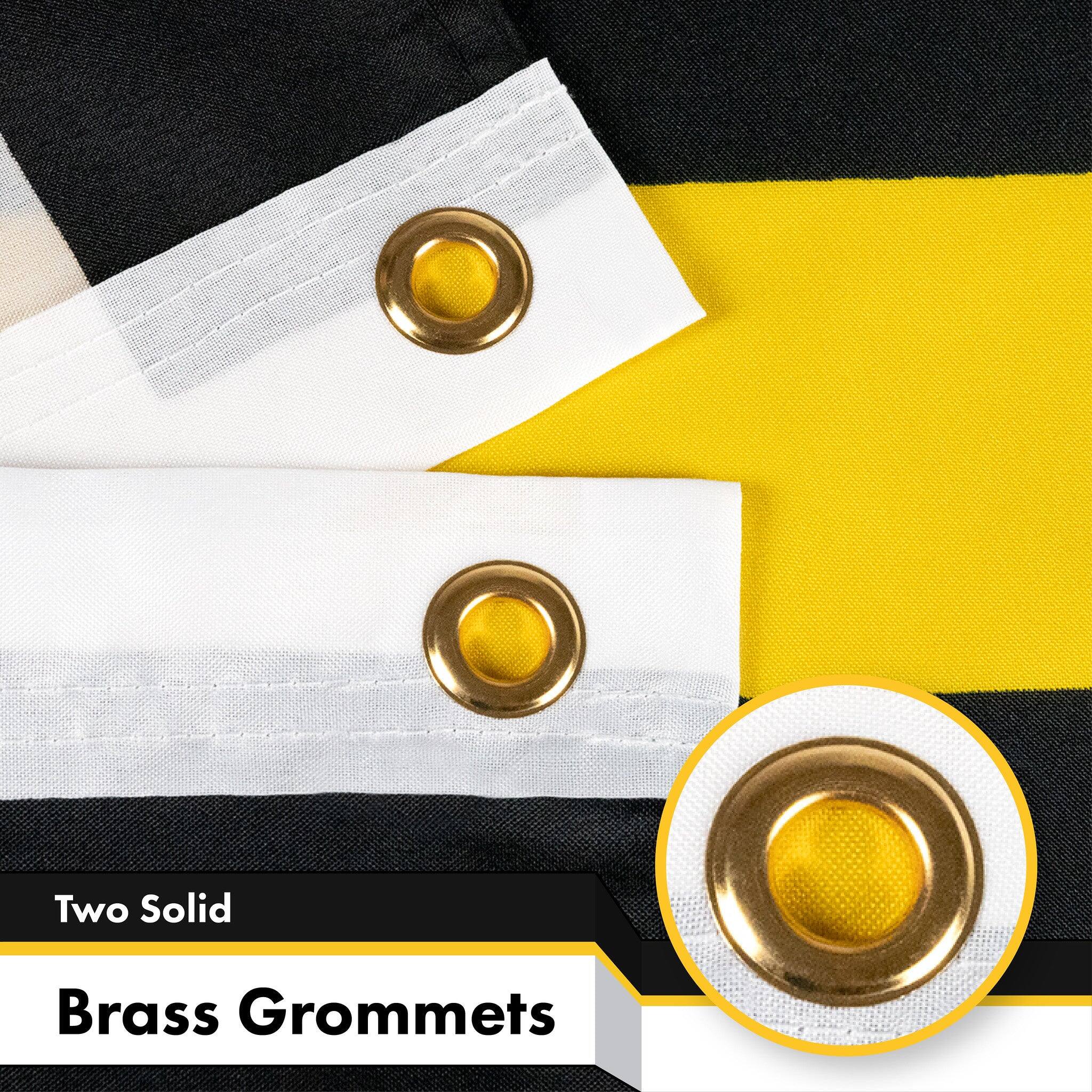 Two Solid Brass Grommets