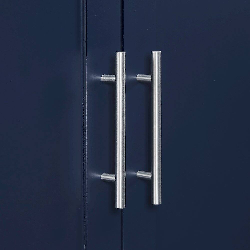 Alt View 6. Crosley Furniture - Savannah Wall Storage Cabinet - Navy.