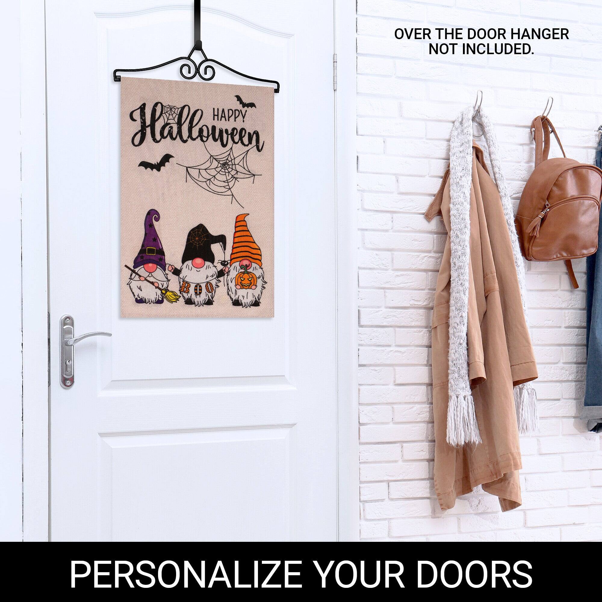 OVER THE DOOR HANGER NOT INCLUDED.  
HAPPY Halloween PERSONALIZE YOUR DOORS
