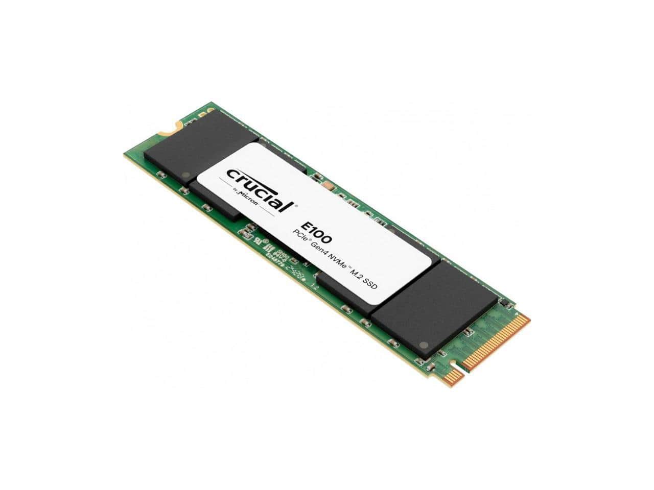 Crucial - E100 M.2 2280 1TB PCI-Express 4.0 x4 PCIe Internal Solid State Drive (SSD)