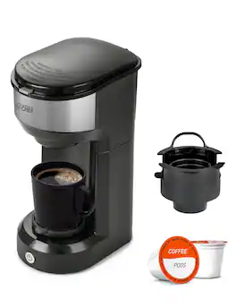 Commercial Chef - Single Serve Coffee Maker - Black