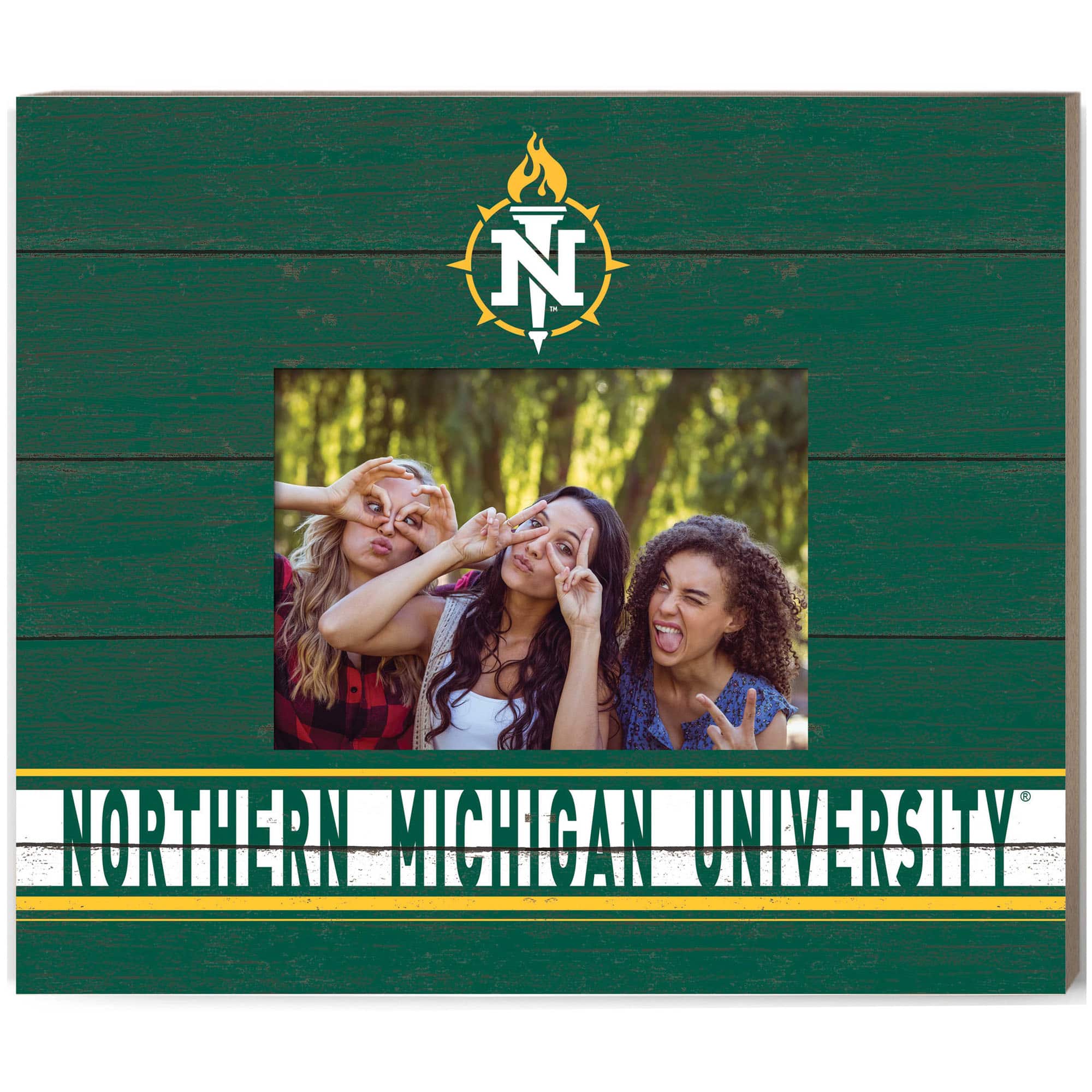 Jardine - Northern Michigan Wildcats 11'' x 13'' Team Spirit Scholastic Picture Frame - Green price history on PriceWatchPro