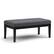 Angle. Simpli Home - Lacey 43 inch Wide Contemporary Rectangle Tufted Ottoman Bench - Slate Gray.