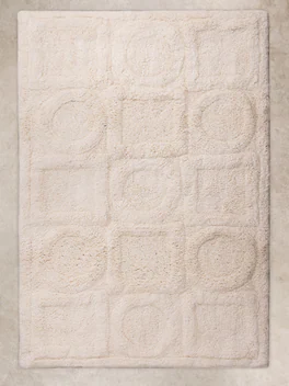 GAURI KOHLI - Almaty Bath Mat - Ivory