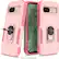 The image shows a pink case for a phone, with the phone inside the case. The case is designed to protect the phone from scratches and other damage. The phone is not sold separately, as it is already inside the case.