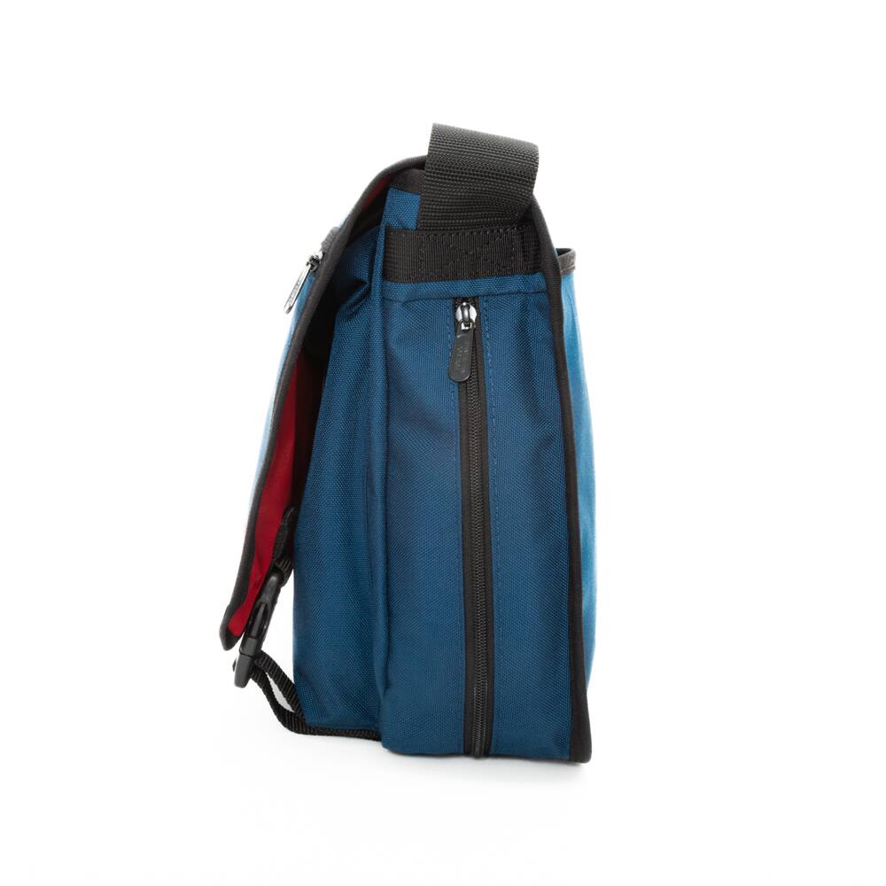Left. Manhattan Portage - Europa (LG) With Back Zipper, Navy - Navy.