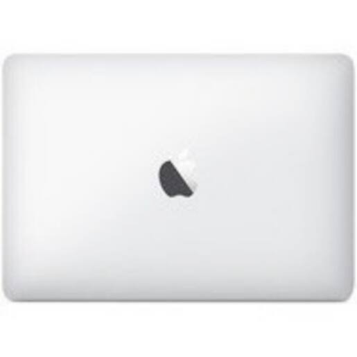 Back. Apple - Apple 12" MacBook (Mid 2017, Silver) (Spanish Keyboard) MNYJ2E/A - Silver.