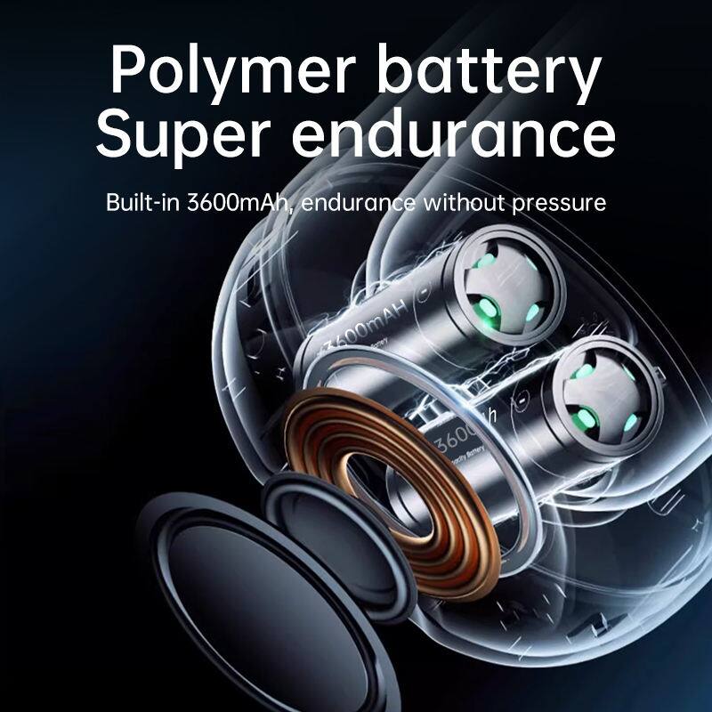 Polymer battery Super endurance

Built-in 3600mAh, endurance without pressure