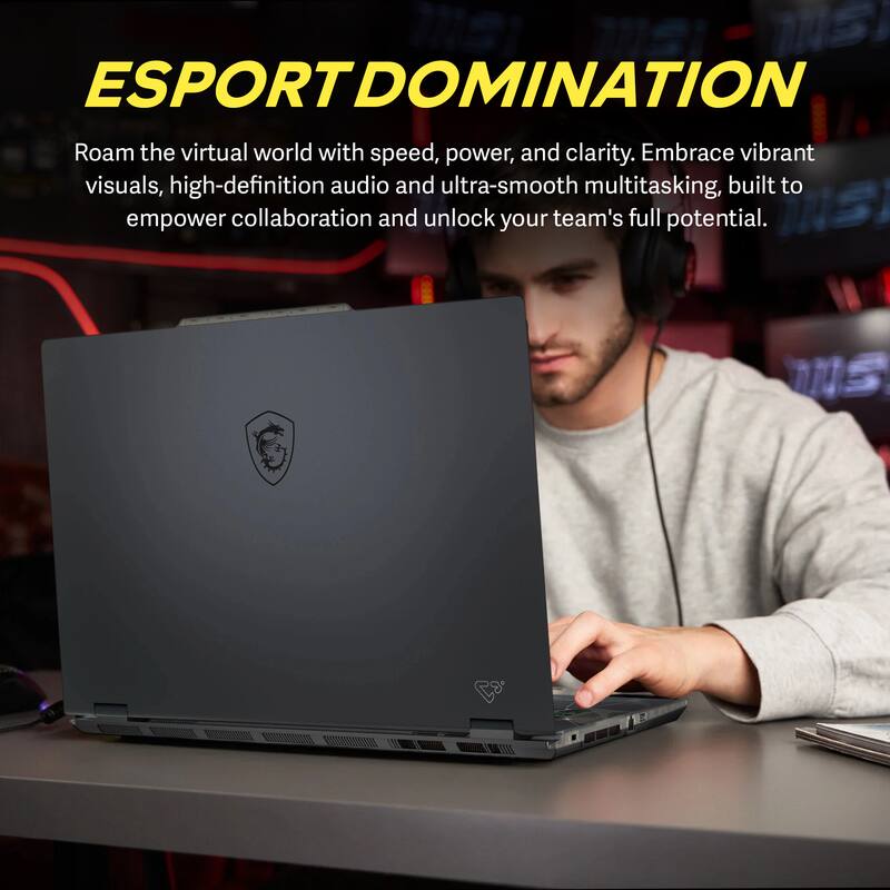 ESPORT DOMINATION

Roam the virtual world with speed, power, and clarity. Embrace vibrant visuals, high-definition audio and ultra-smooth multitasking, built to empower collaboration and unlock your team's full potential.