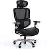 Front. Staples - Hyken Pro Ergonomic Fabric Swivel Task Chair (ST63228) - Black.