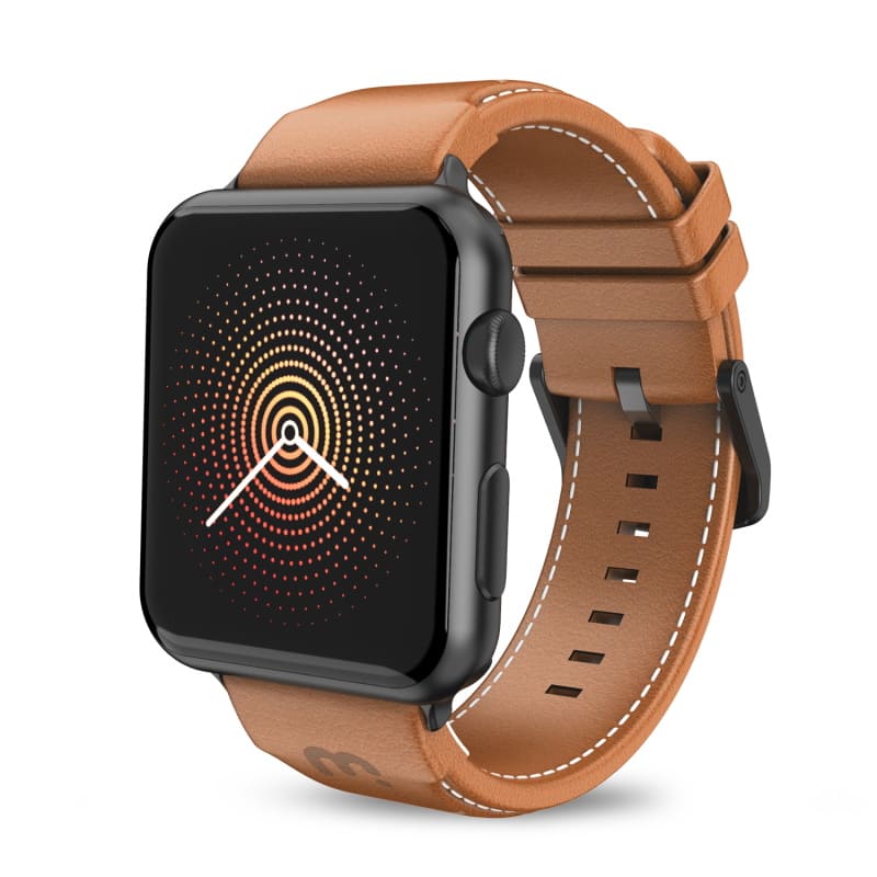 Mybat Pro - Leather Watchband for Apple Watch 38mm / 40mm - Brown