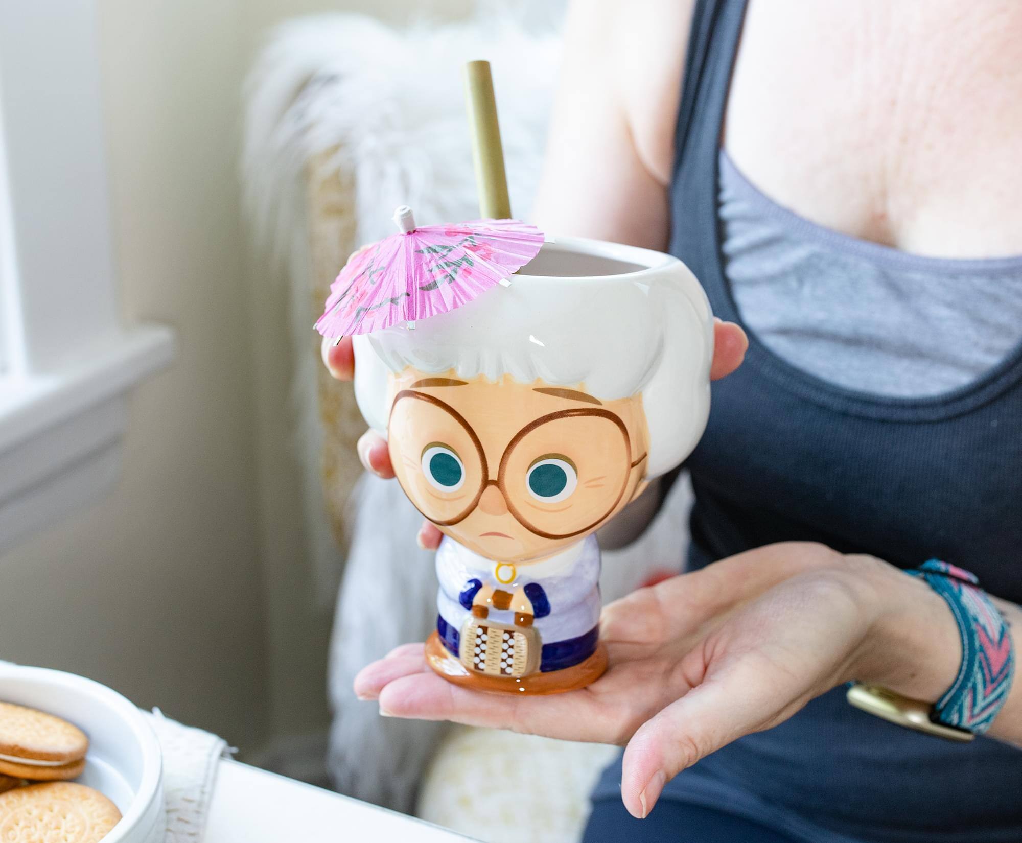 Alt View 1. Beeline Creative - Cupful of Cute The Golden Girls 19-Ounce Ceramic Mug | Sophia - White.
