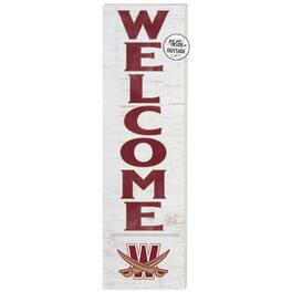 Jardine - Walsh Cavaliers 10'' x 35'' Indoor/Outdoor Welcome Sign - White