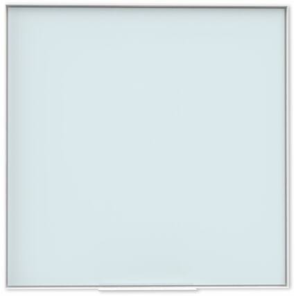 Front. U Brands - Glass Non-Magnetic Dry-Erase Board - 36 x 36.