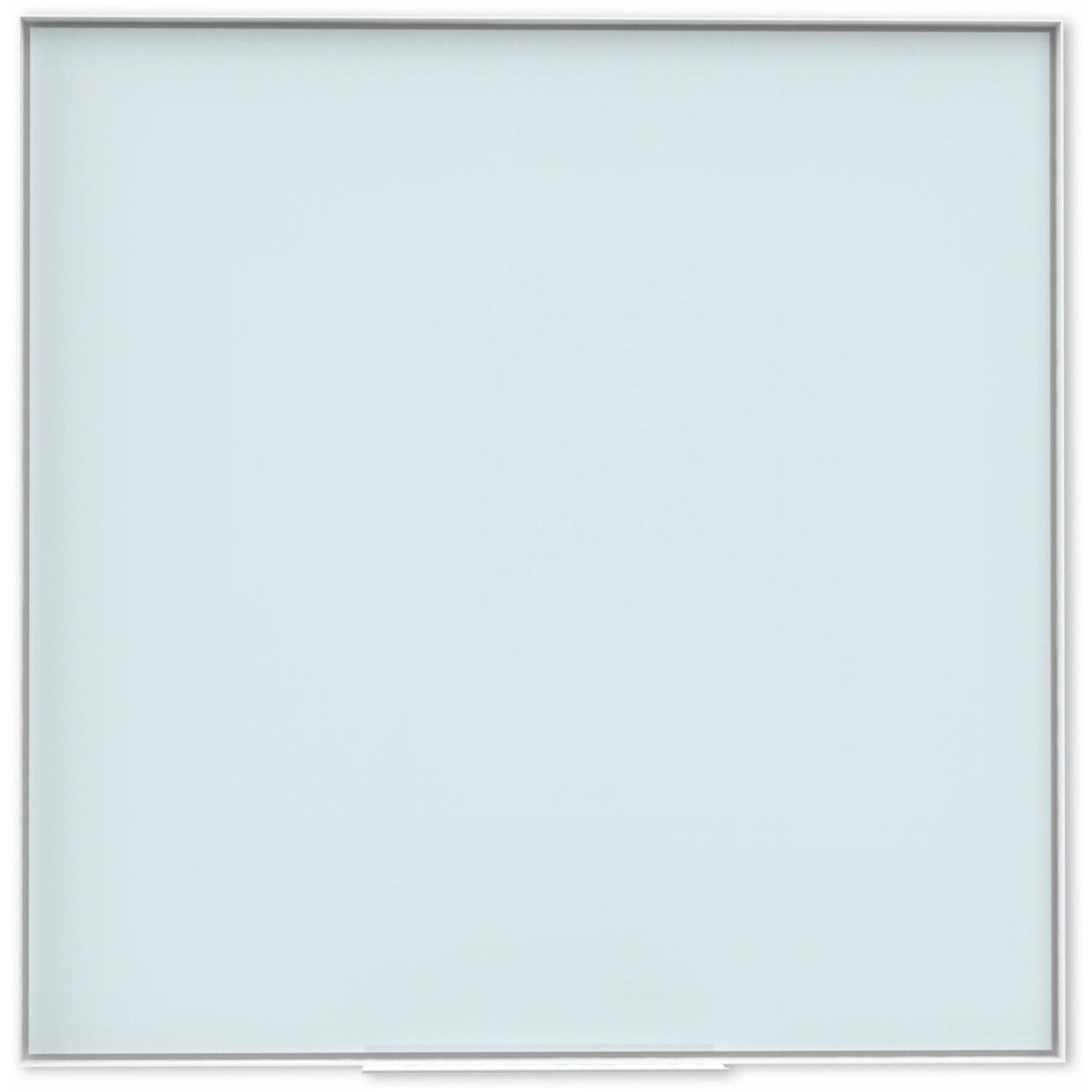 Front. U Brands - Glass Non-Magnetic Dry-Erase Board - 36 x 36.