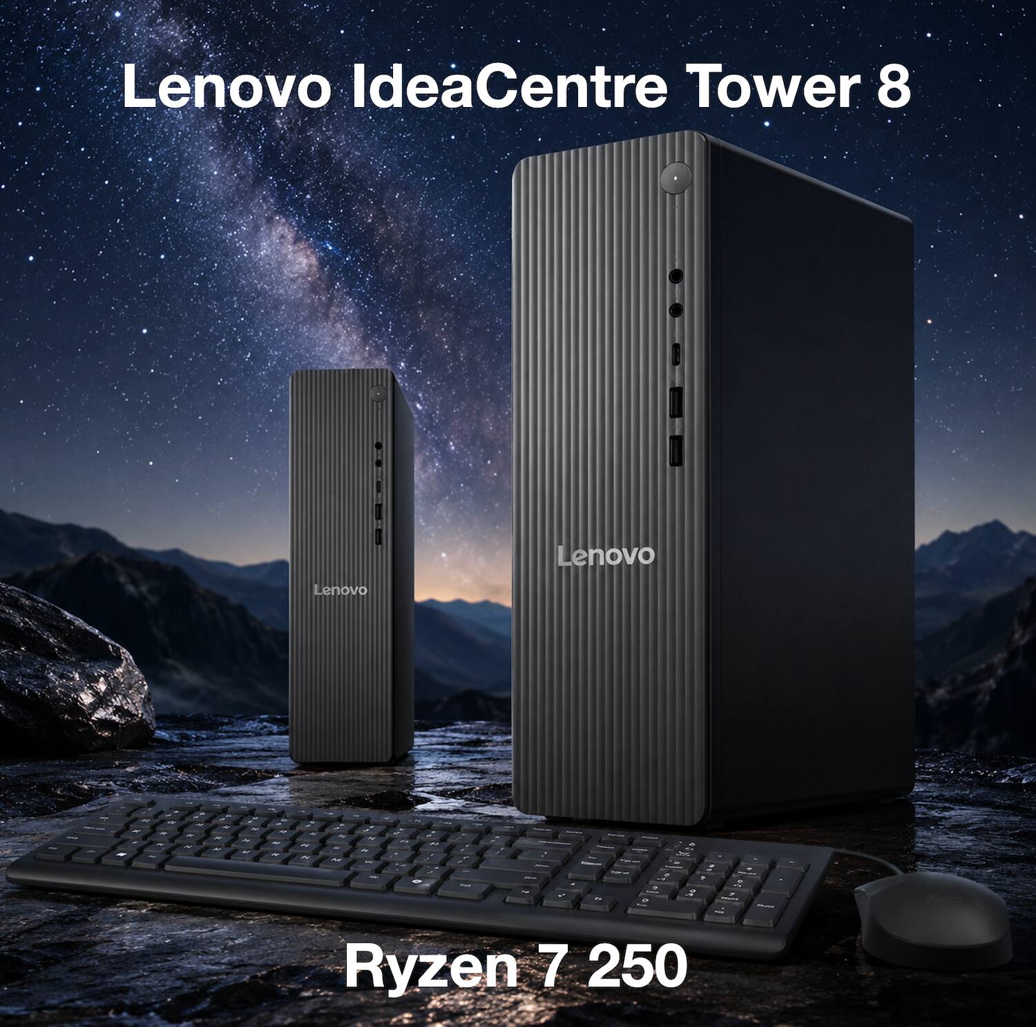 Lenovo IdeaCentre Tower 8  
Lenovo  
Ryzen 7 250
