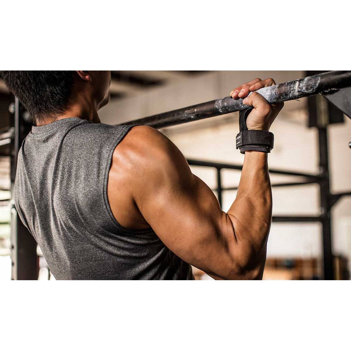 Alt View 2. Harbinger - Harbinger Protective Strength Training Lift Assist Palm Grips - Large - Black - Black.