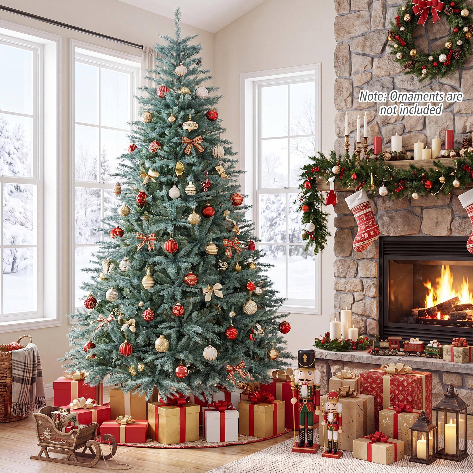 Note: Ornaments are not included