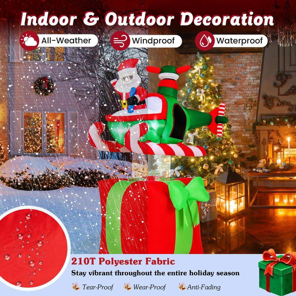 Indoor & Outdoor Decoration

- All-Weather
- Windproof
- Waterproof

210T Polyester Fabric
Stay vibrant throughout the entire holiday season

- Tear-Proof
- Wear-Proof
- Anti-Fading