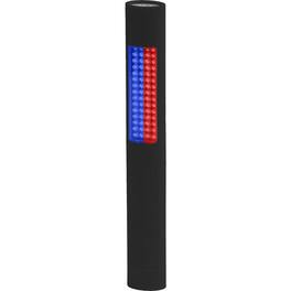 Nightstick - LED Safety Light Flashing Blue-Red Flood, 150 Lumens, 4x AA