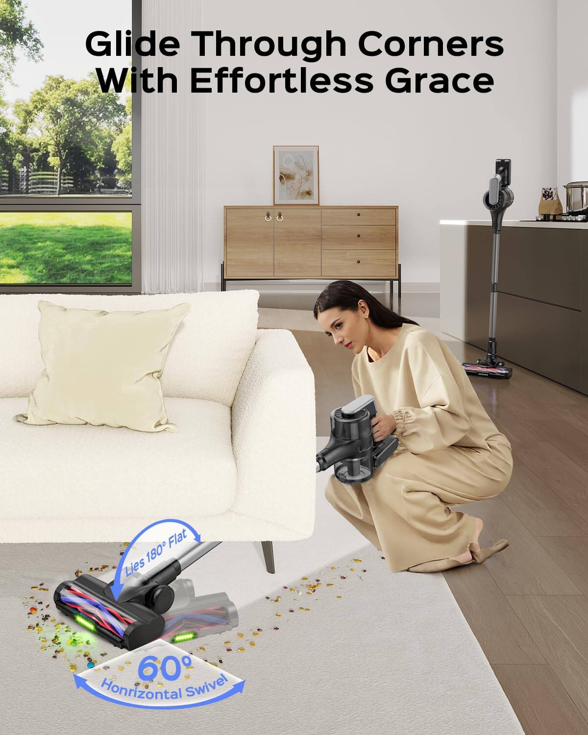 Glide Through Corners With Effortless Grace

Flat 180° Lies 60° Horizontal Swivel