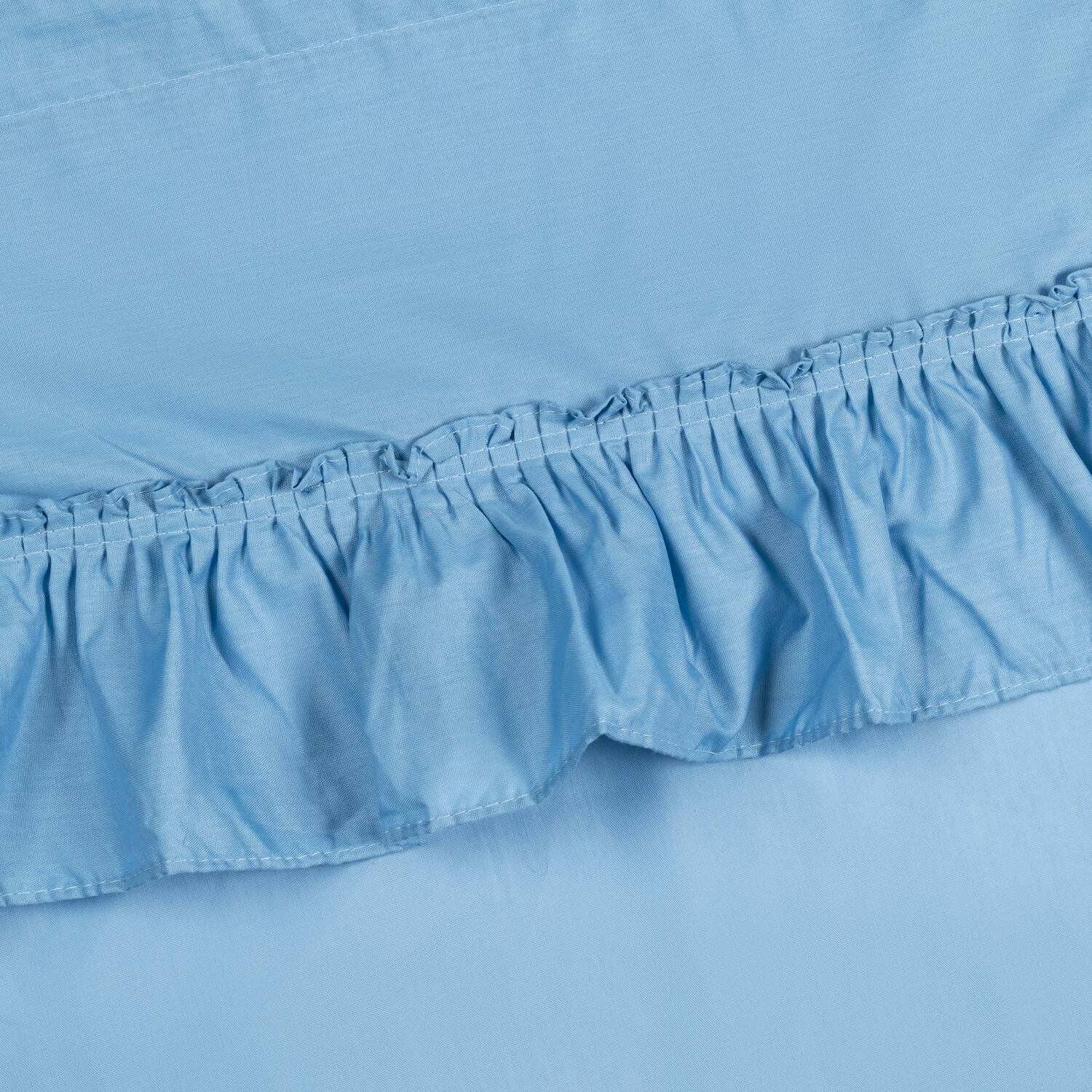 Back. Ellis Curtain - ELLIS 70% Polyester 30% Cotton Stacey Ruffled Prscilla Pairs With Tiebacks 54" x 63" Slate - Slate.